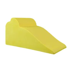 A gold foam Thoracic Denneroll: a long ramp rising to a rounded peak at the high end