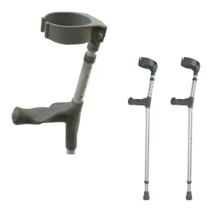 Forearm Crutches with Ergonomic Grip