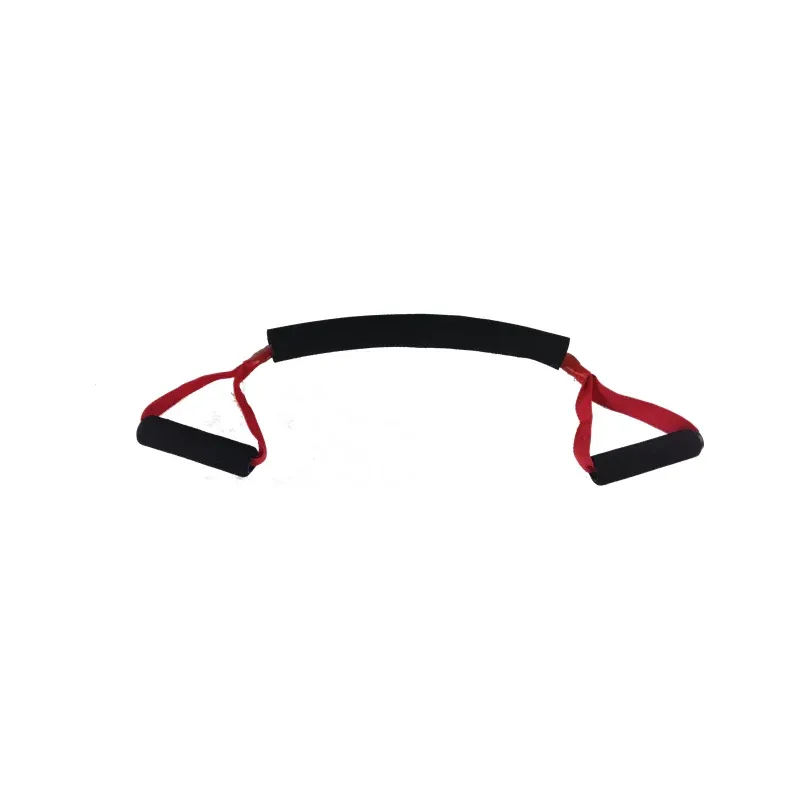 The red, light-resistance exerciser on its own