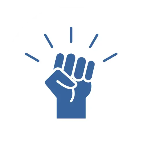 Raised fist symbolising strength and empowerment – Chiropractor Melbourne
