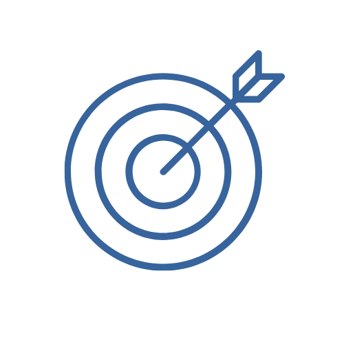 Target icon representing focus and dedication – Chiropractor Melbourne