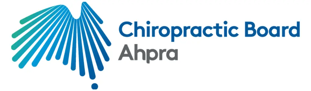 AHPRA Chiropractic Board registration logo for Chiropractor Melbourne