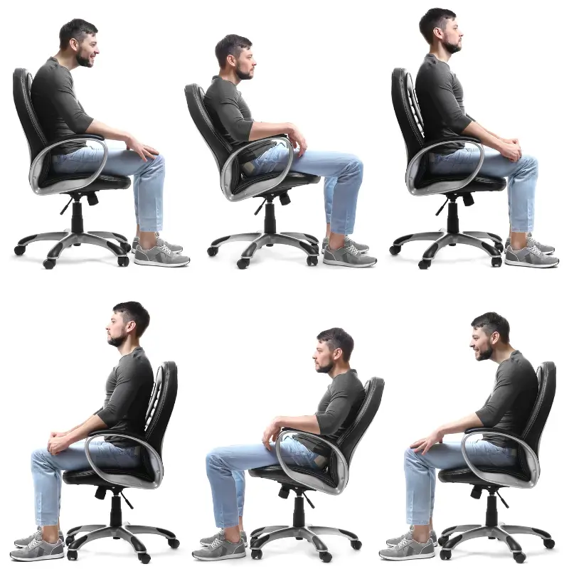 Posture correction tips by Chiropractor Melbourne for sitting at a desk