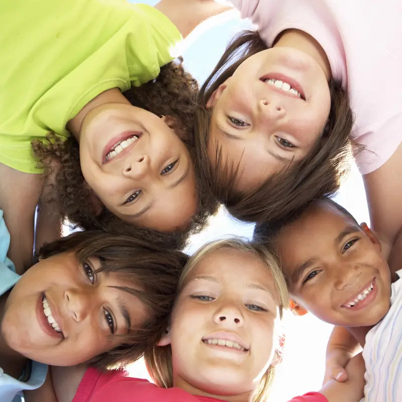 Happy, healthy children representing the benefits of chiropractic support for posture and growth—Chiropractor Melbourne